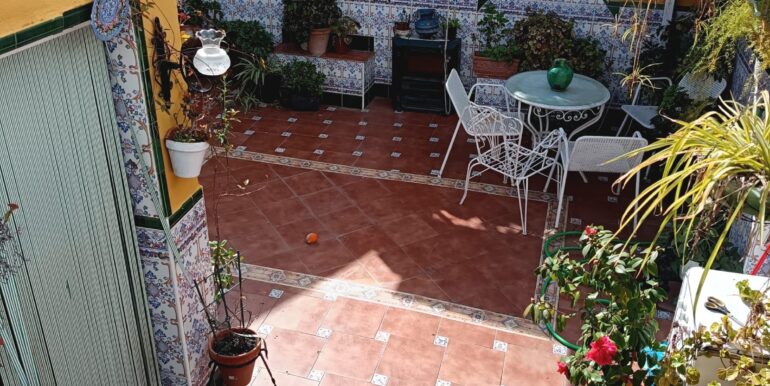 Patio visto desde azotea